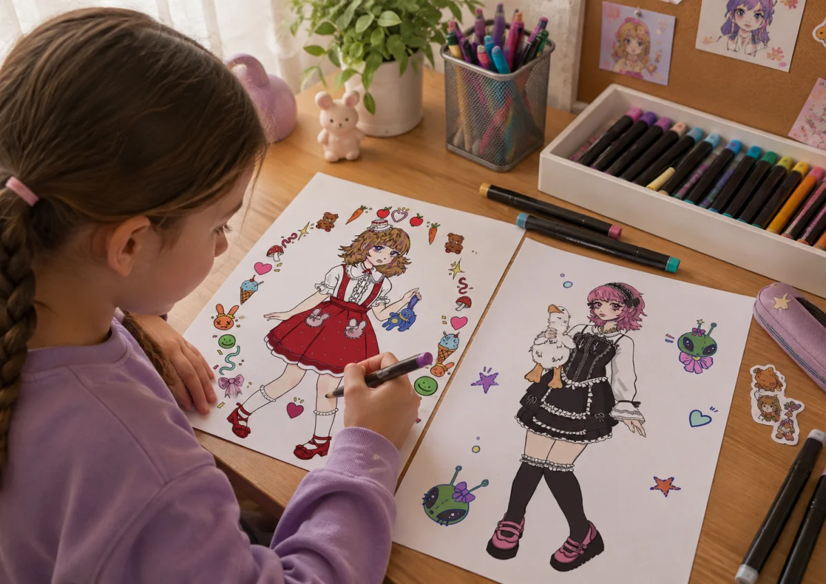 Anime/manga piešimo studija