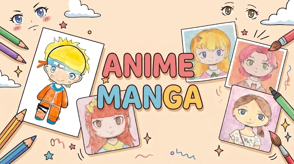 Anime/Manga edukacija 8–13 metų vaikams